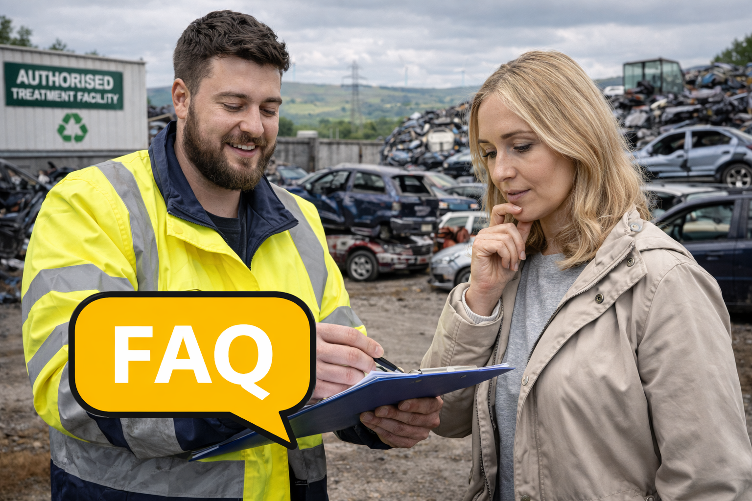 Scrap car FAQs and advice in Failsworth